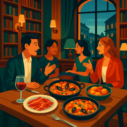 AppointmentTrader The Library Restaurant Madrid Image